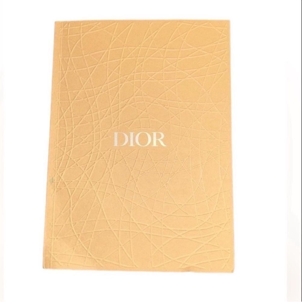 Christian Dior Tan Unlined Notebook.
